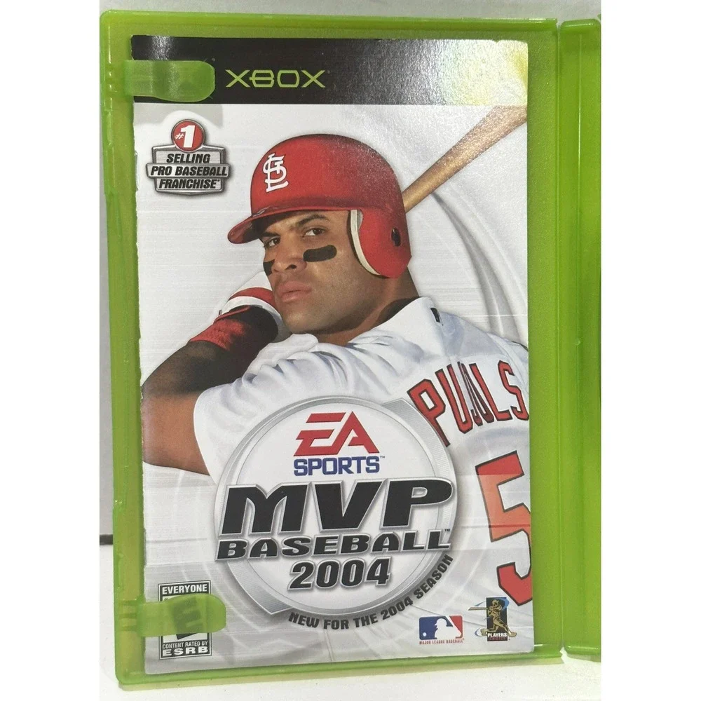 MVP Baseball 2004 Microsoft‎ Xbox 2004 Box And Manual